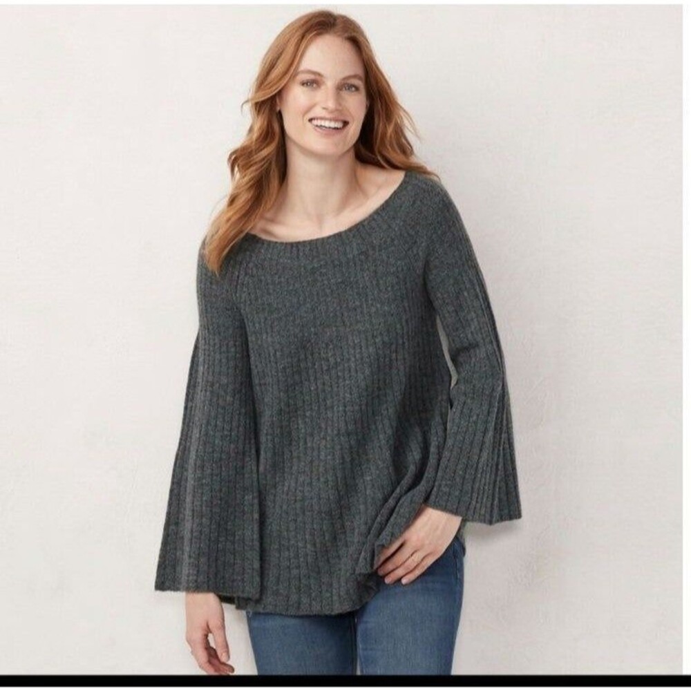 lc lauren conrad sweater tie up size L